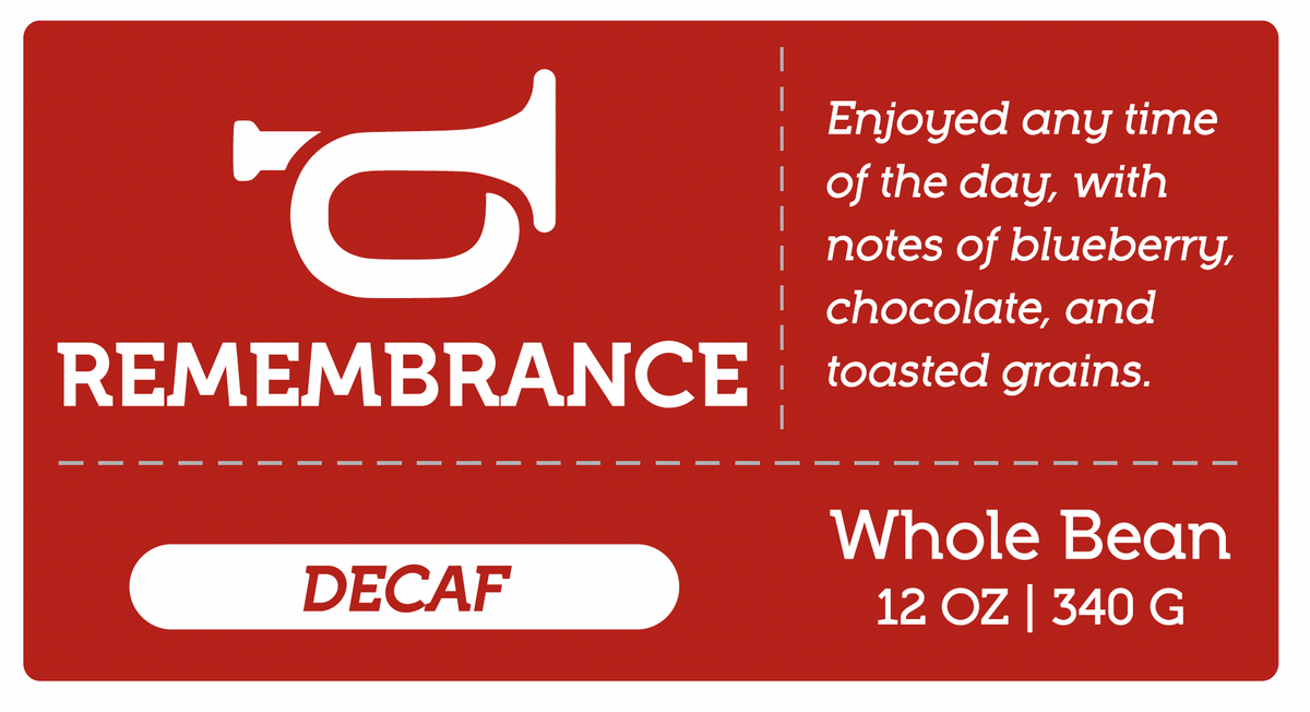 Remembrance - Decaf Coffee – (Water-Processed, Chemical-Free)