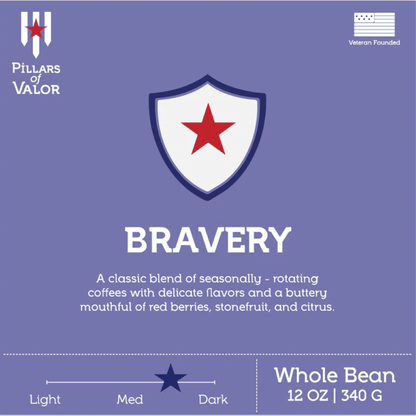 Bravery - Whole Beans - Pillars of Valor