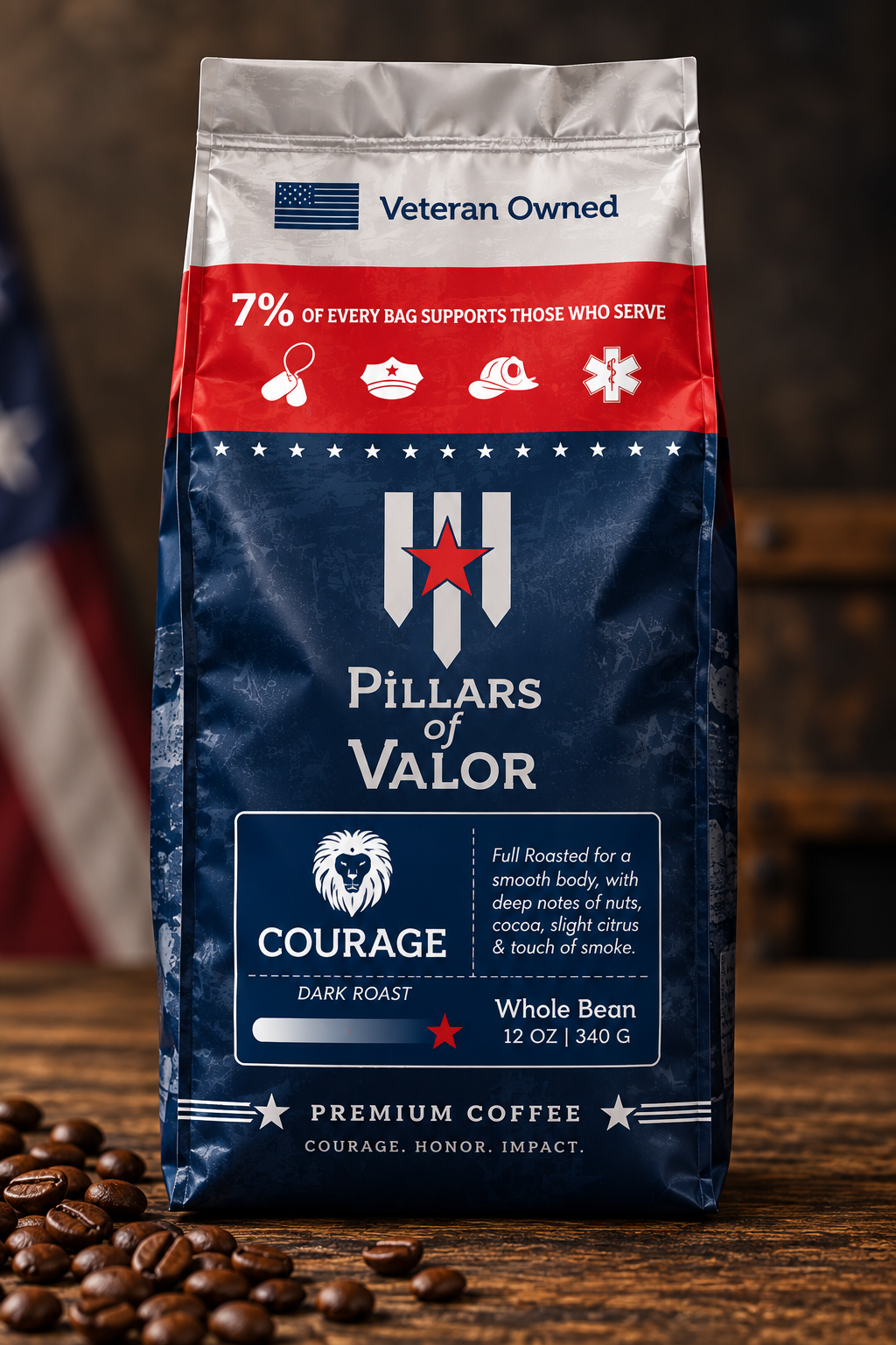 Courage - Dark Roast Coffee