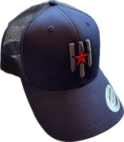 Navy POV Shield Snap Back Hat - Pillars of Valor