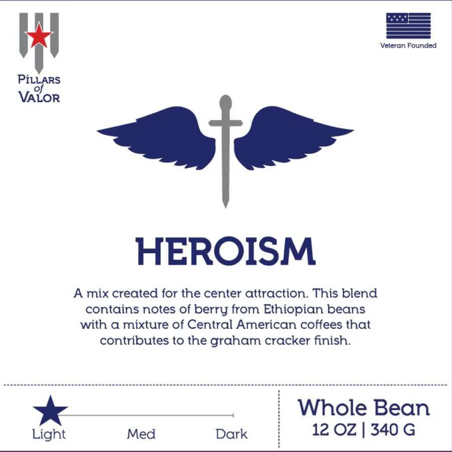 Heroism - Whole Beans - Pillars of Valor