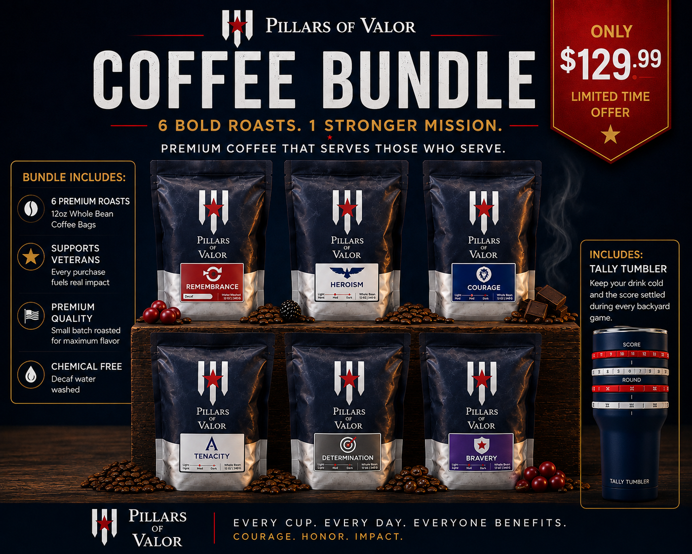 The Ultimate Pillars of Valor Coffee Bundle