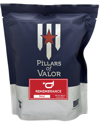 Remembrance - DECAF - Whole Beans - Pillars of Valor