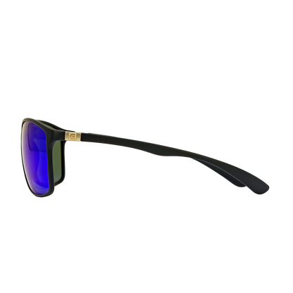Milano (Black/Blue Mirror Polarized Lens)