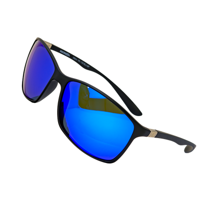 Milano (Black/Blue Mirror Polarized Lens)