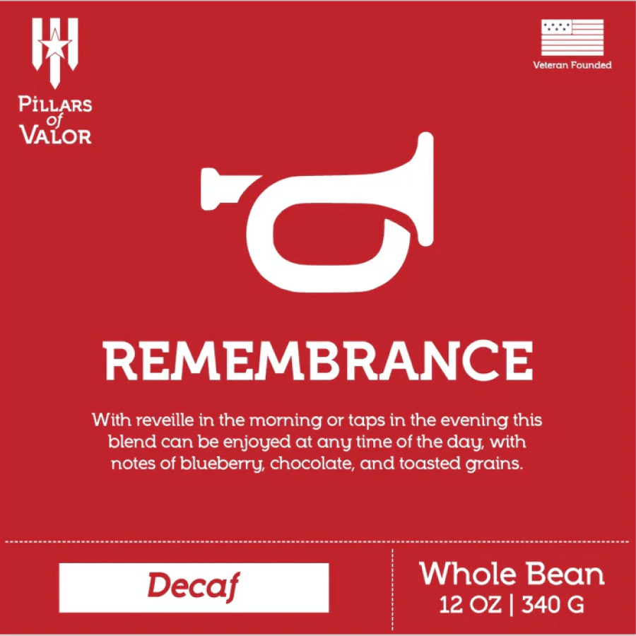 Remembrance - DECAF - Whole Beans - Pillars of Valor