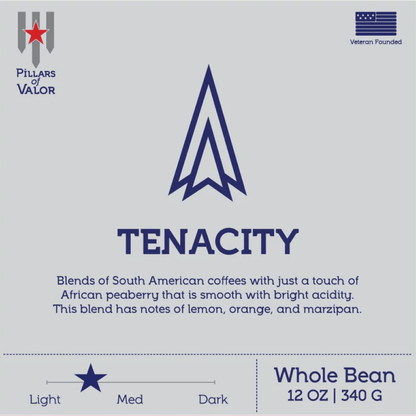 Tenacity - Whole Beans - Pillars of Valor